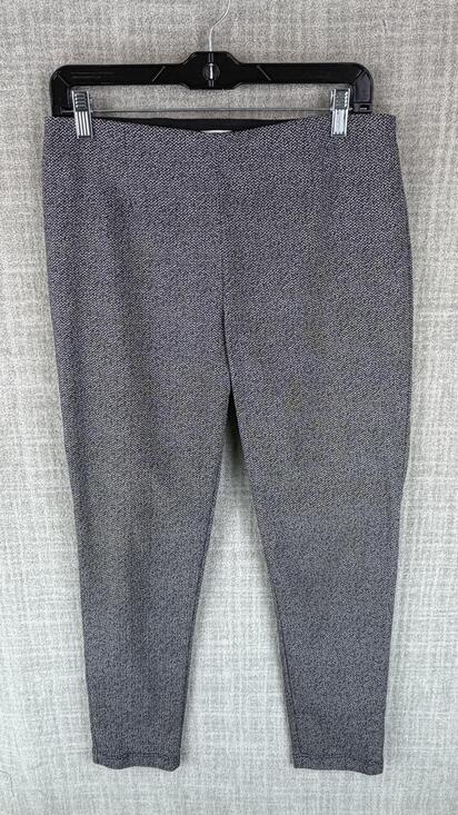 Calvin Klein Pants - Calvin Klein Pants Womens 10 Gray Herringbone Jegging Elastic Waist Pull On